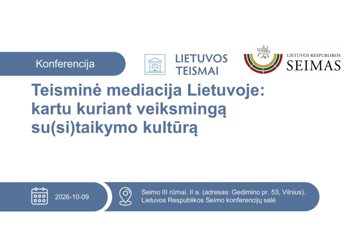 Sutarimo paieškų kultūra teismuose: kaip ją kuriame kartu?